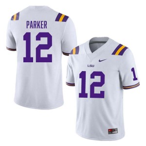 Kyle Parker LSU Stitched #12 Mens College Football Jersey - White 133016-437