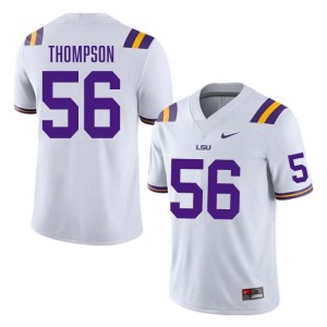 Josh Thompson LSU #56 Player Mens College Football Jersey - White 816852-336