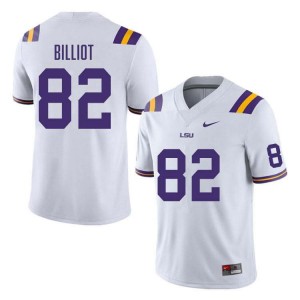 Kylan Billiot LSU High School #82 Mens College Football Jersey - White 513111-241