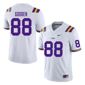 Bernard Gooden Geaux Tigers #88 NCAA College Football Men Jersey - White 931442-242