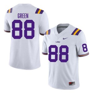 Donovan Green LSU High School #88 College Football Men Jersey - White 385948-733
