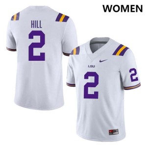 Destyn Hill Louisiana State Tigers Women Limited #2 College Football Jersey - White 979660-823