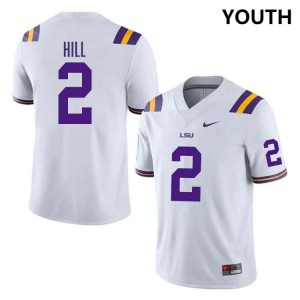 Destyn Hill LSU Limited Youth #2 College Football Jersey - White 481141-759