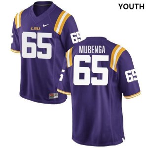 Paul Mubenga LSU Tigers Limited College Football Youth #65 Jersey - Purple 512739-694