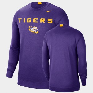 Louisiana State Tigers College Basketball Basketball Team Spotlight Longsleeve Men's T-Shirt - Purple 767338-606