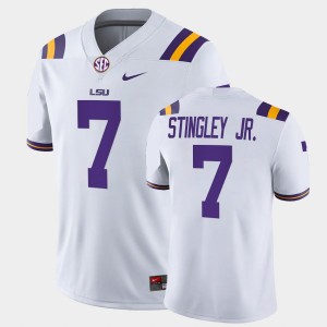 Derek Stingley Jr. LSU Mens College Football #7 Jersey - White 654320-935