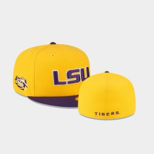 LSU Fitted Unisex 59FIFTY Hat - Gold 906988-682