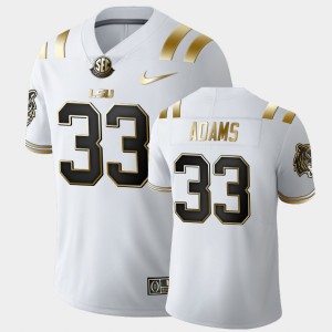 Jamal Adams Louisiana State Tigers Limited Golden Edition Men #33 Jersey - White 423764-519
