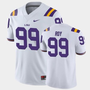 Jaquelin Roy LSU Game Mens #99 Jersey - White 874929-177