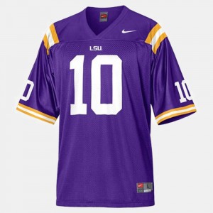 Joseph Addai LSU Tigers Men's #10 College Football Jersey - Purple 948197-999