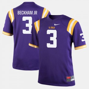 Odell Beckham Jr Tigers Alumni Football Game Men #3 Jersey - Purple 961725-945