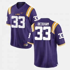Odell Beckham Jr. Louisiana State Tigers #33 College Football Mens Jersey - Purple 651290-534