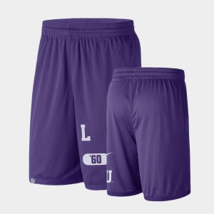 LSU Men Performance Wordmark Shorts - Purple 201713-211
