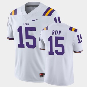Sage Ryan Tigers #15 Men's Game Jersey - White 410261-376