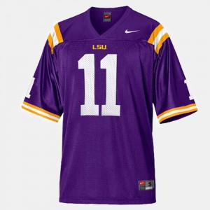 Spencer Ware LSU #11 Mens College Football Jersey - Purple 287210-209