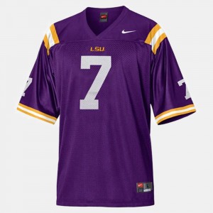 Tyrann Mathieu Tigers College Football #7 Men's Jersey - Purple 856849-857