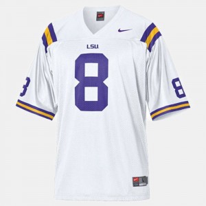 Zach Mettenberger Fighting Tigers #8 Men College Football Jersey - White 272052-832