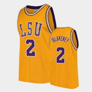 Antonio Blakeney Fighting Tigers Men #2 College Basketball Jersey - Gold 806531-826