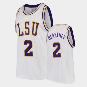 Antonio Blakeney Louisiana State Tigers Mens College Basketball #2 Jersey - White 696928-751