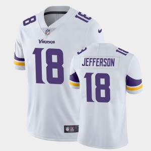 Justin Jefferson Geaux Tigers Vapor Limited #18 Men's 2020 NFL Draft Jersey - White 808636-174