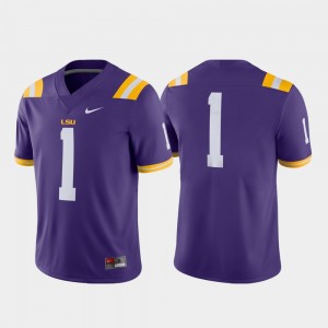 LSU Game #1 College Football Mens Jersey - Purple 728560-528
