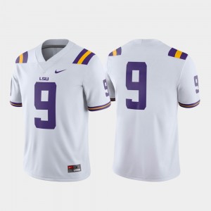 LSU #9 Mens College Football Game Jersey - White 361160-332