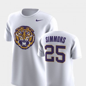 Ben Simmons Fighting Tigers Replica Future Stars #25 Mens T-Shirt - White 501259-192