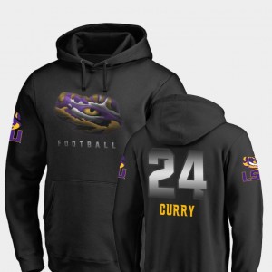 Chris Curry LSU Tigers Midnight Mascot #24 Men Football Hoodie - Black 759873-788