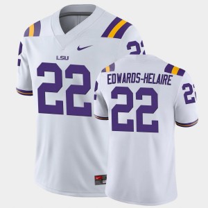 Clyde Edwards-Helaire Fighting Tigers #22 Men Game College Football Jersey - White 390781-152