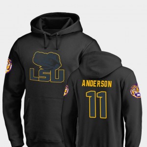 Dee Anderson LSU #11 College Football Big & Tall Taylor Mens Hoodie - Black 972810-238