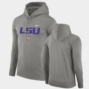 Tiger Nation Men Facility Performance Pullover Hoodie - Gray 536698-574