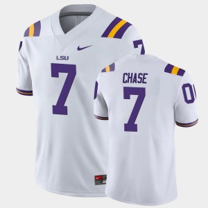 Ja'Marr Chase Tigers Game Men College Football #7 Jersey - White 540305-440