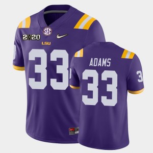 Jamal Adams Louisiana State Tigers 2020 Football Game #33 Mens Jersey - Purple 774546-536
