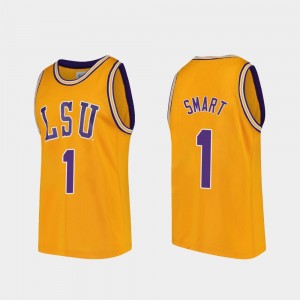 Javonte Smart Tiger Nation Replica Men College Basketball #1 Jersey - Gold 783862-715
