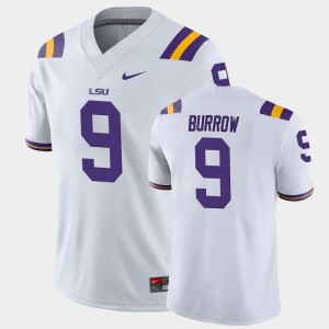 Joe Burrow Fighting Tigers College Football #9 Game Men's Jersey - White 967072-125