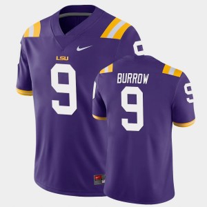Joe Burrow Louisiana State Tigers #9 College Football Game Mens Jersey - Purple 912293-785