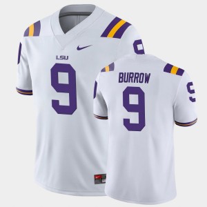 Joe Burrow Geaux Tigers #9 Game College Football Men's Jersey - White 396137-209
