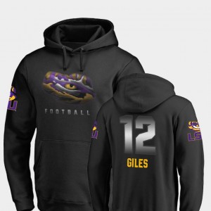 Jonathan Giles Fighting Tigers #12 Football Men Midnight Mascot Hoodie - Black 929330-693