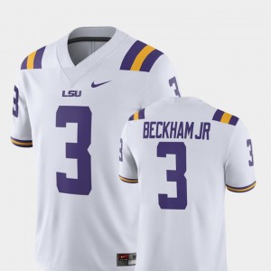 Odell Beckham Jr LSU Tigers #3 Alumni Football Game Men's Player Jersey - White 185092-870