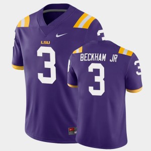 Odell Beckham Jr. Geaux Tigers Men's #3 Game College Football Jersey - Purple 224543-618