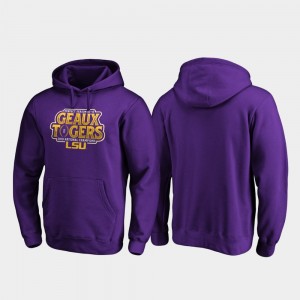 Tiger Nation 2019 National Champions College Football Playoff Shotgun Mens Hoodie - Purple 788764-585