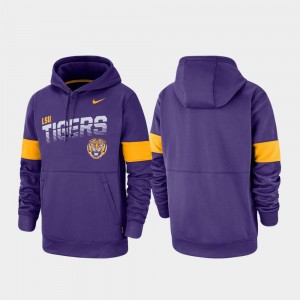 LSU Pullover Performance Men's Hoodie - Purple 451247-125