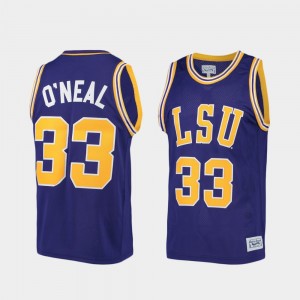 Shaquille O'Neal LSU Alumni Limited #33 College Basketball Mens Jersey - Purple 280631-184