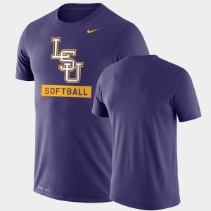 LSU Performance Softball Drop Legend Men's T-Shirt - Purple 652986-754