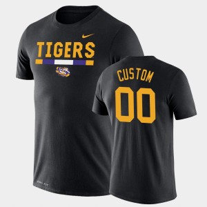 Custom LSU Legend Performance Team DNA Mens #00 T-Shirt - Black 707151-471