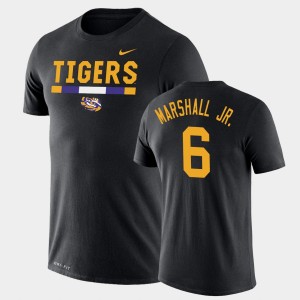 Terrace Marshall Jr. Louisiana State Tigers Legend Performance #6 Team DNA Mens T-Shirt - Black 812140-335
