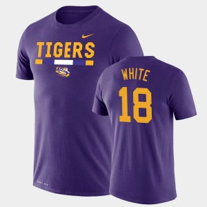 Tre'Davious White LSU Legend Performance Men's #18 Team DNA T-Shirt - Purple 809054-132