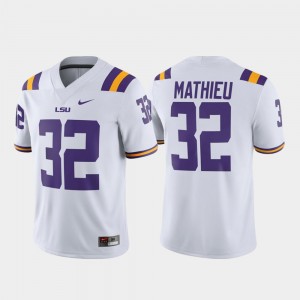 Tyrann Mathieu LSU Alumni Player Game Mens #32 Jersey - White 500845-244
