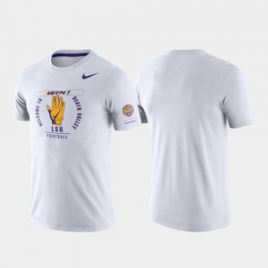 LSU Tigers Men's Rivalry Tri-Blend Performance T-Shirt - White 209594-295