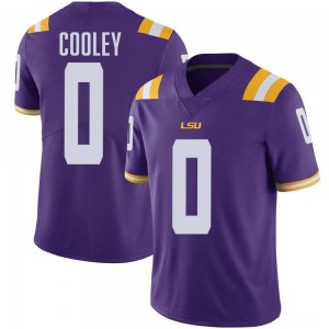Tamarcus Cooley Louisiana State Tigers Alumni Mens #0 College Football Jersey - Purple 996516-622